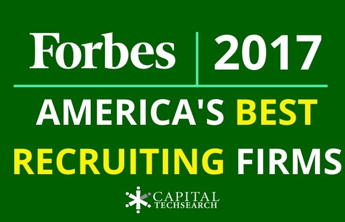 Capital TechSearch on Forbes Lists of America’s Best Recruiting Firms